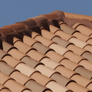 tile roof showing age