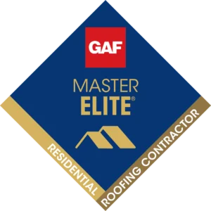 GAF Master Elite Certified roofing contractor logo