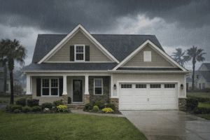 Gable Roof in Storm-Prone Area