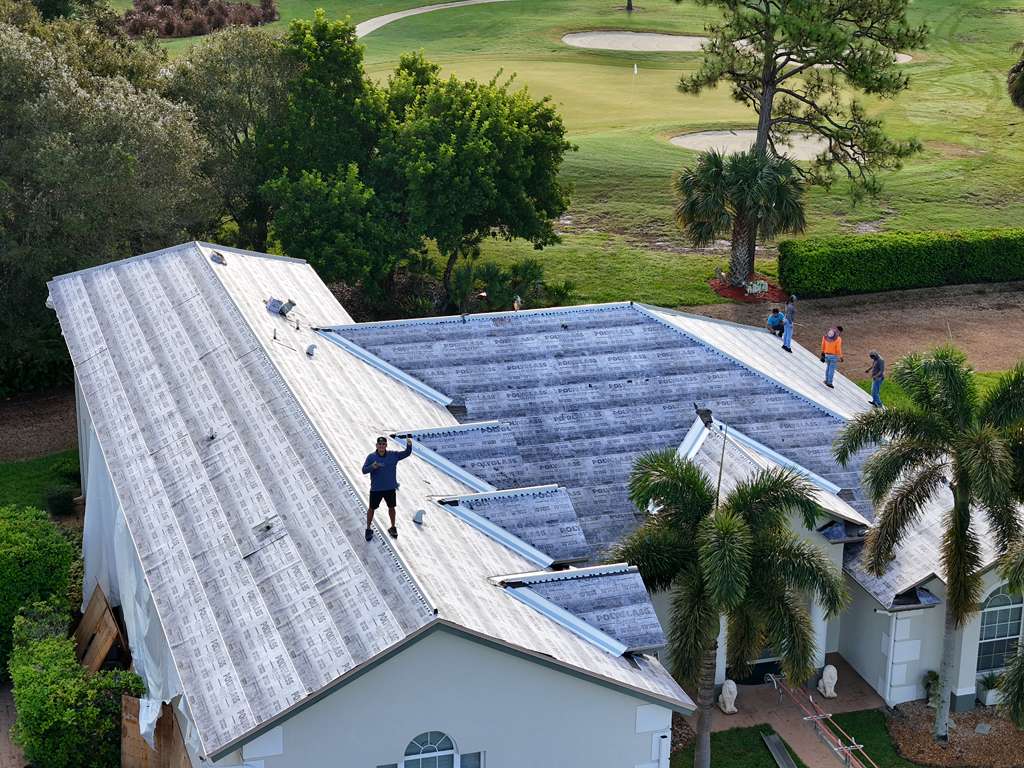 A image showing a Gable Roof Replacement in Port St. Lucie