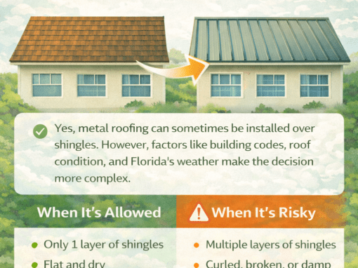 Can You Put Metal Roofing Over Shingles?
