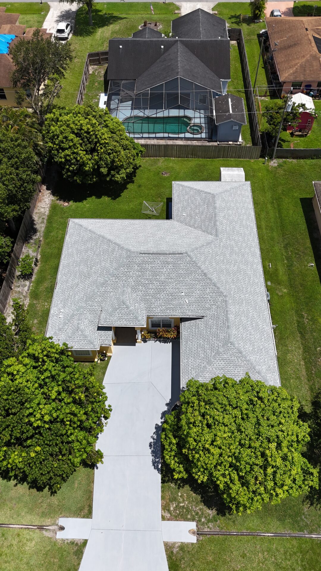Shingle roof replacement by JA Edwards of America, Jacksonville FL