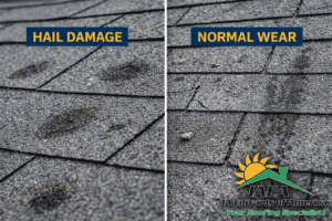 Hail damage vs normal wear