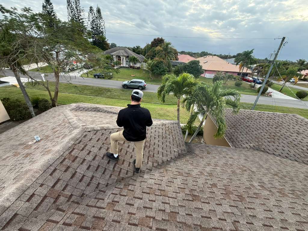 roofing being inspected