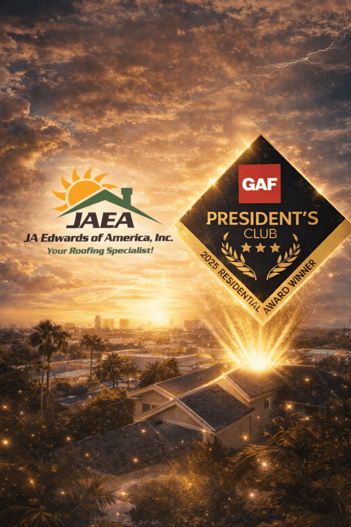 JA Edwards of America GAF president's club award winner