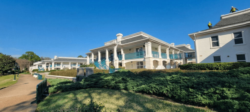 commercial roofing projet at disney world Orlando florida