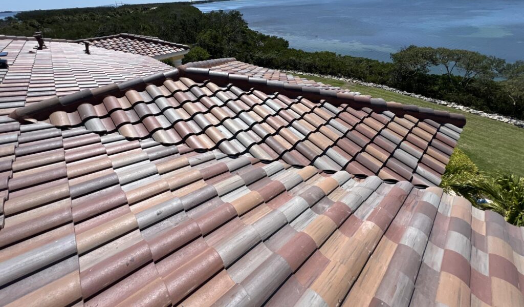 Tile roof replaced by JA Edwards of America in Jacksonville-FL