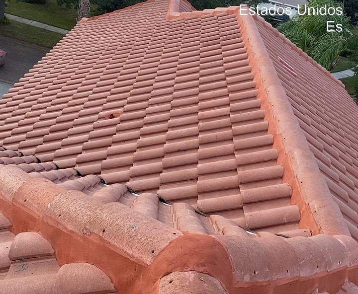 Clay tile roofing project in South Tampa FL by JA Edwards of America