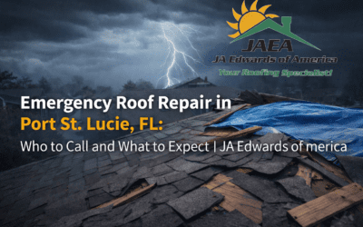Emergency Roof Repair in Port St. Lucie, FL: Who to Call and What to Expect