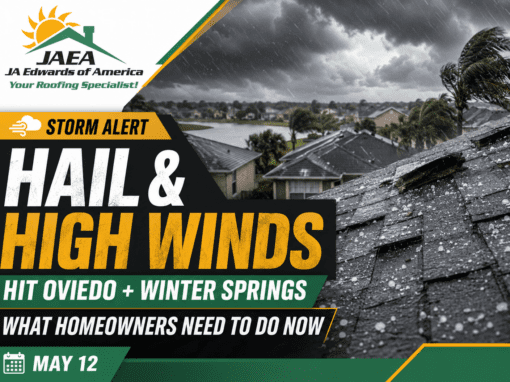 Hail and High Winds Hit Oviedo and Winter Springs on May 12 — What Homeowners Need to Do Now