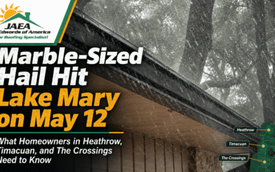 Marble-Sized Hail Hit Lake Mary on May 12