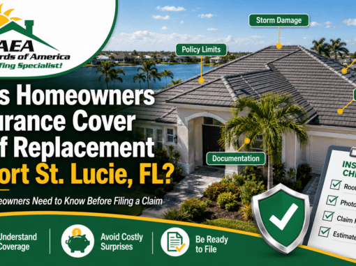 Does Homeowners Insurance Cover Roof Replacement in Port St. Lucie, FL?