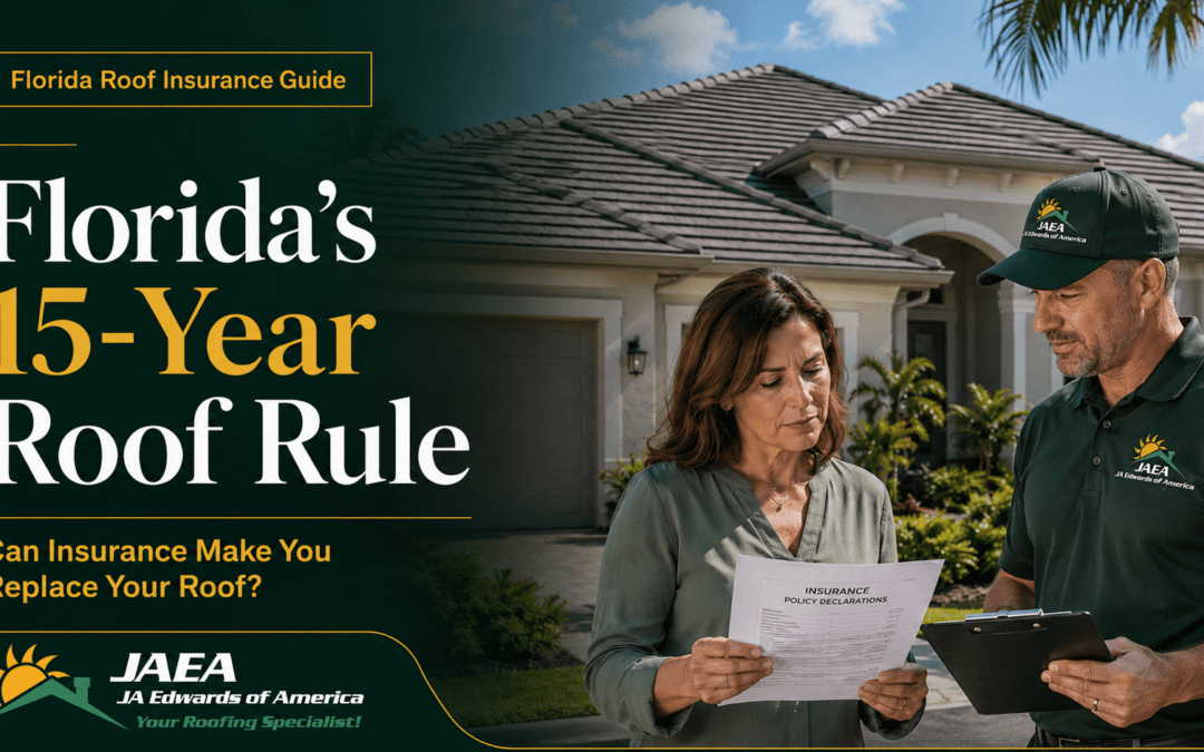 Florida's 15 year roof rule by JA Edwards of America