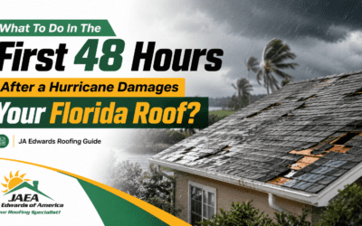 What to do in The First 48 Hours After a Hurricane Damages Your Florida Roof