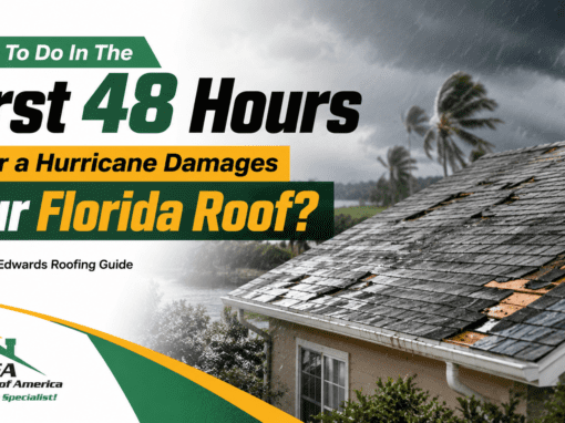What to do in The First 48 Hours After a Hurricane Damages Your Florida Roof