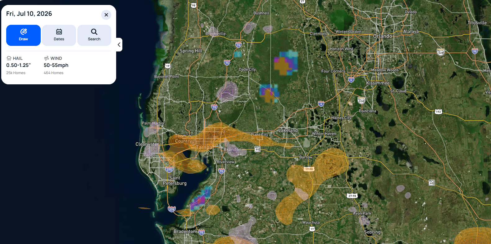 Swath Tampa Area